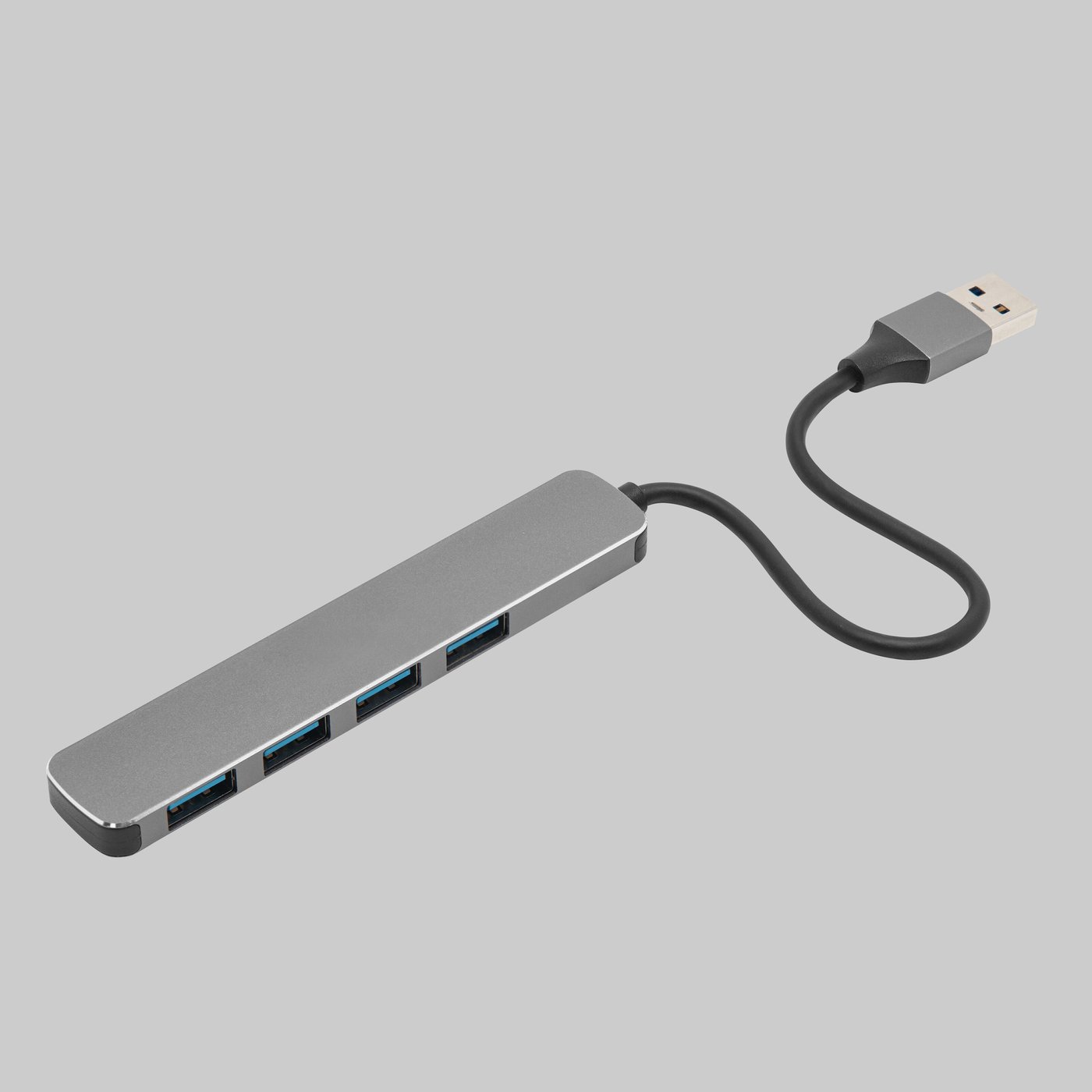 Plexgear USB-A-hubb CB222 med USB-A-anslutning 4-vägs