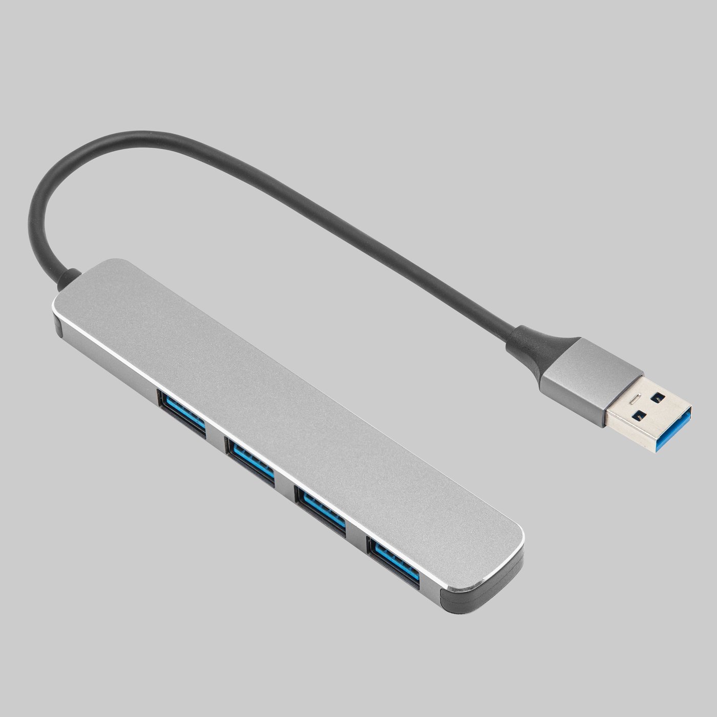 Plexgear USB-A-hubb CB222 med USB-A-anslutning 4-vägs