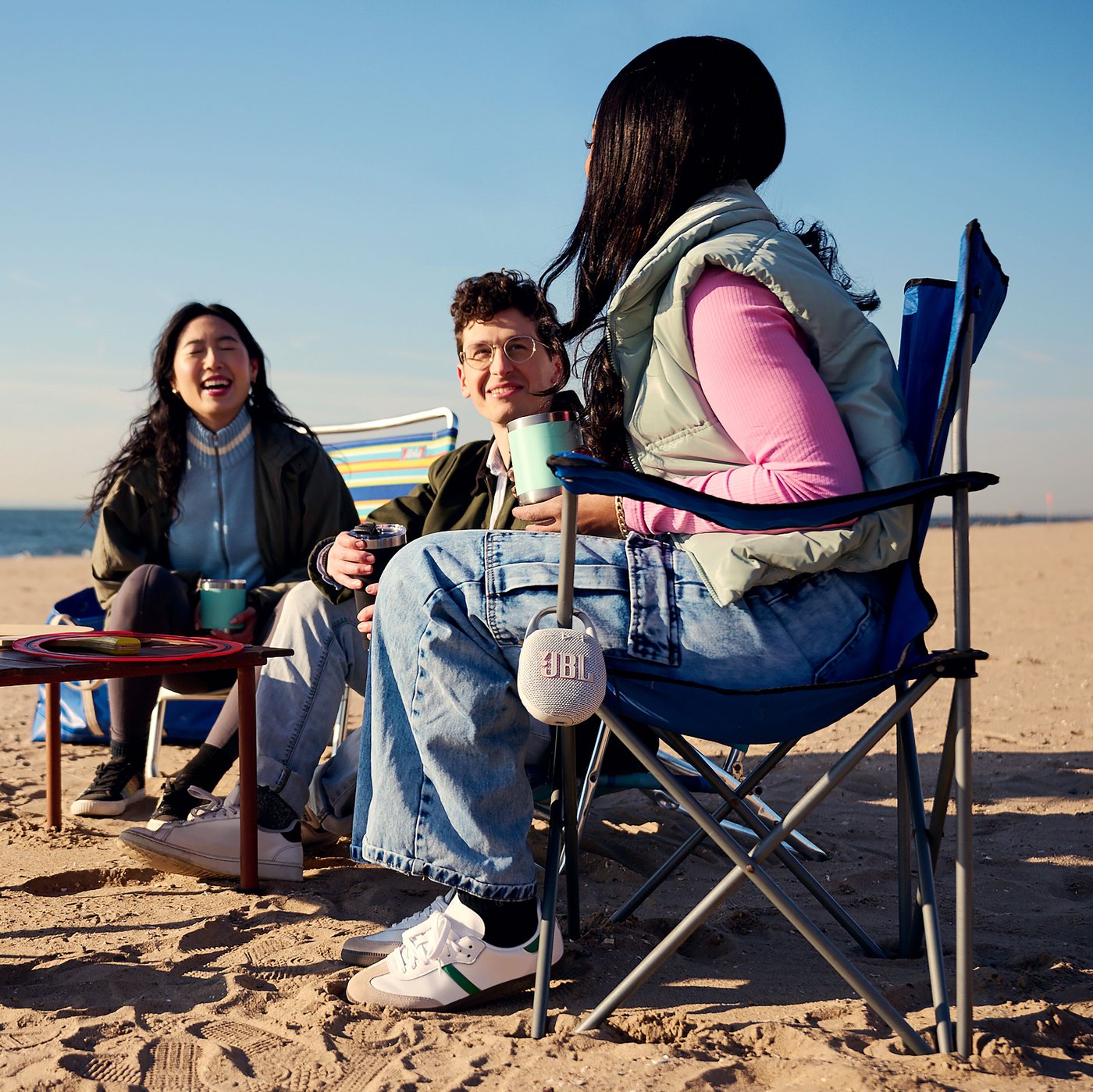 JBL Clip 5 Portabel Bluetooth-høyttaler Hvit