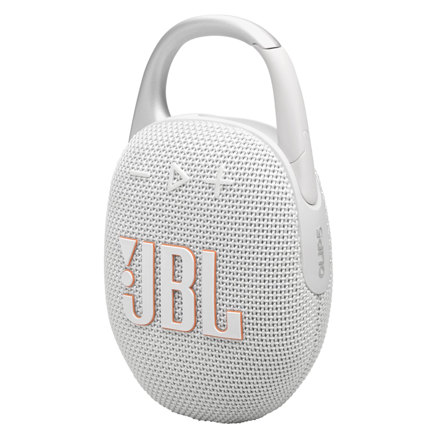 JBL Clip 5 Portabel Bluetooth-høyttaler Hvit