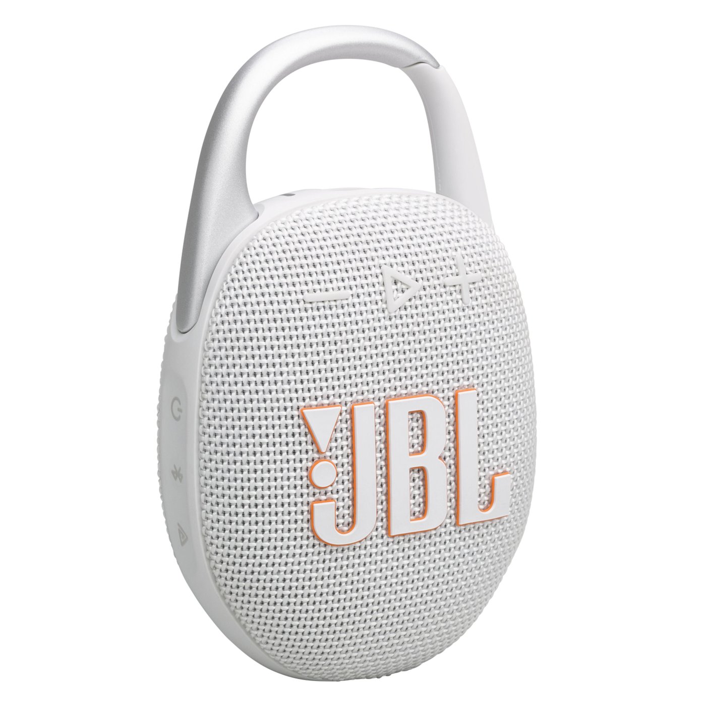 JBL Clip 5 Portabel Bluetooth-høyttaler Hvit