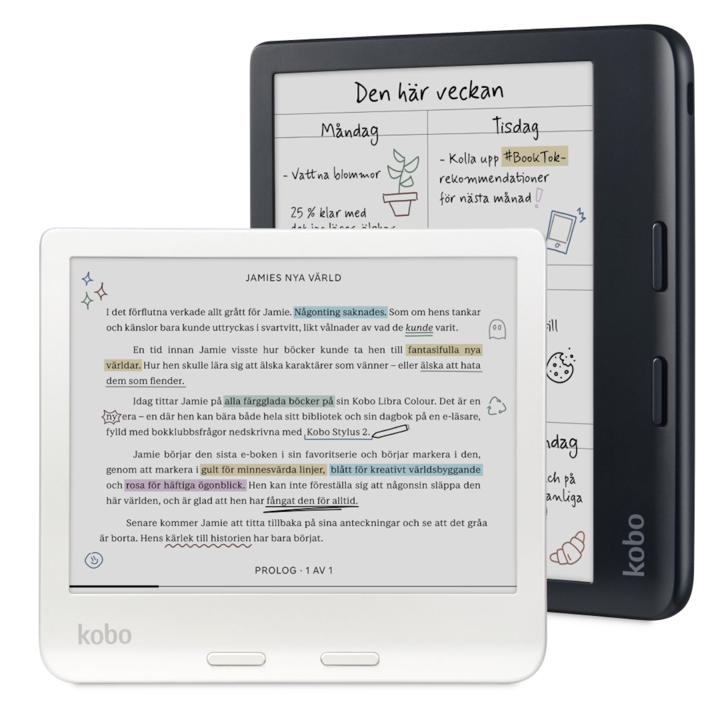 Kobo Libra Colour läsplatta 7" Svart