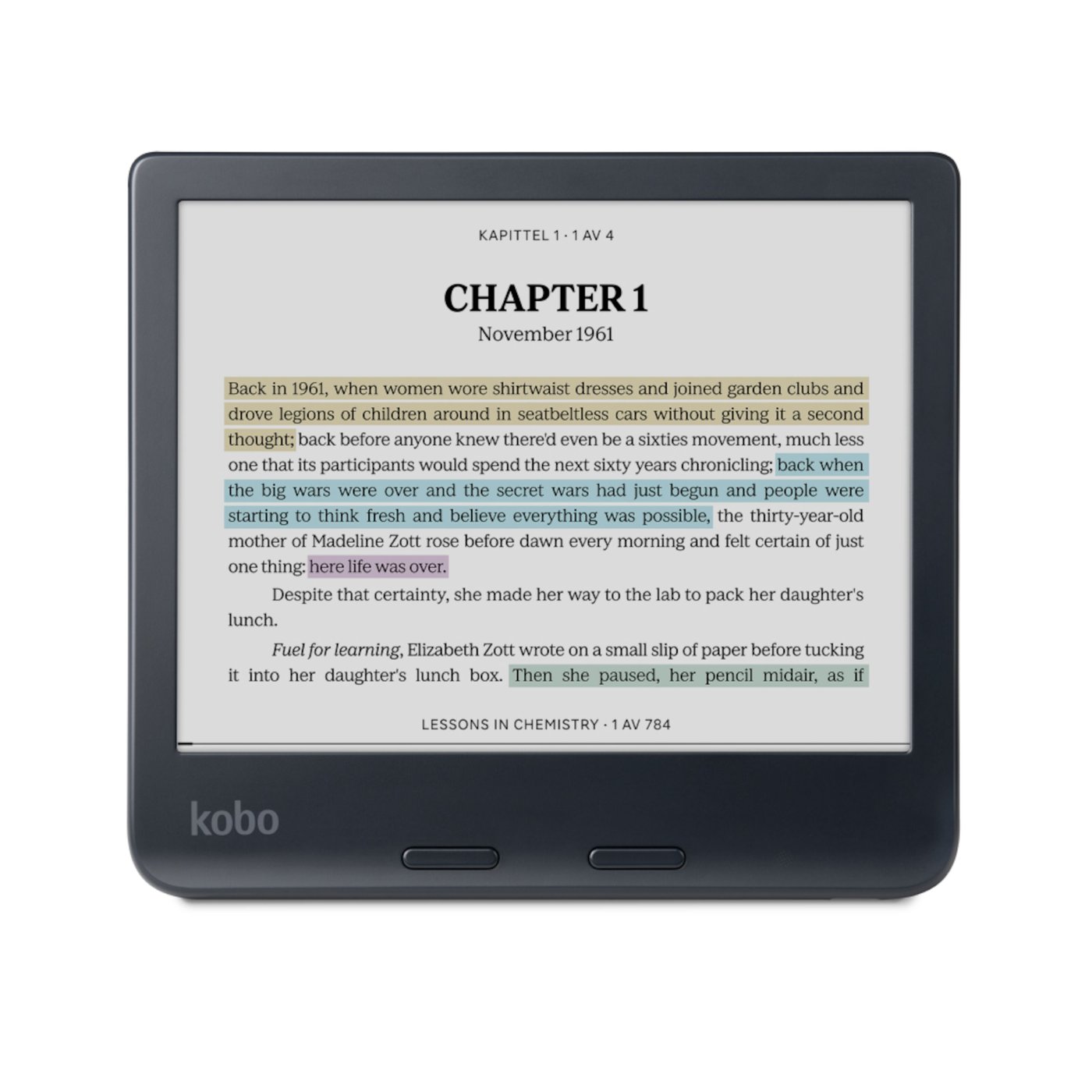 Kobo Libra Colour Lesebrett 7" Svart