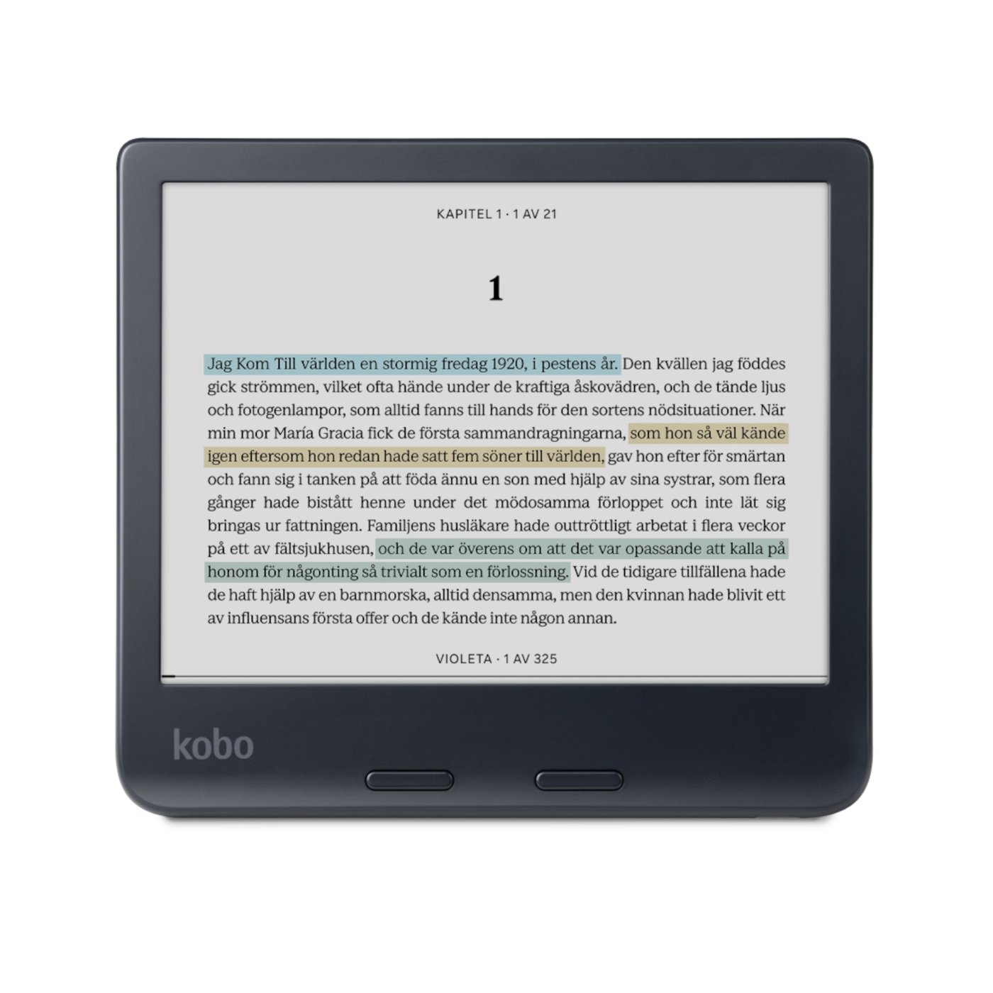 Kobo Libra Colour läsplatta 7" Svart
