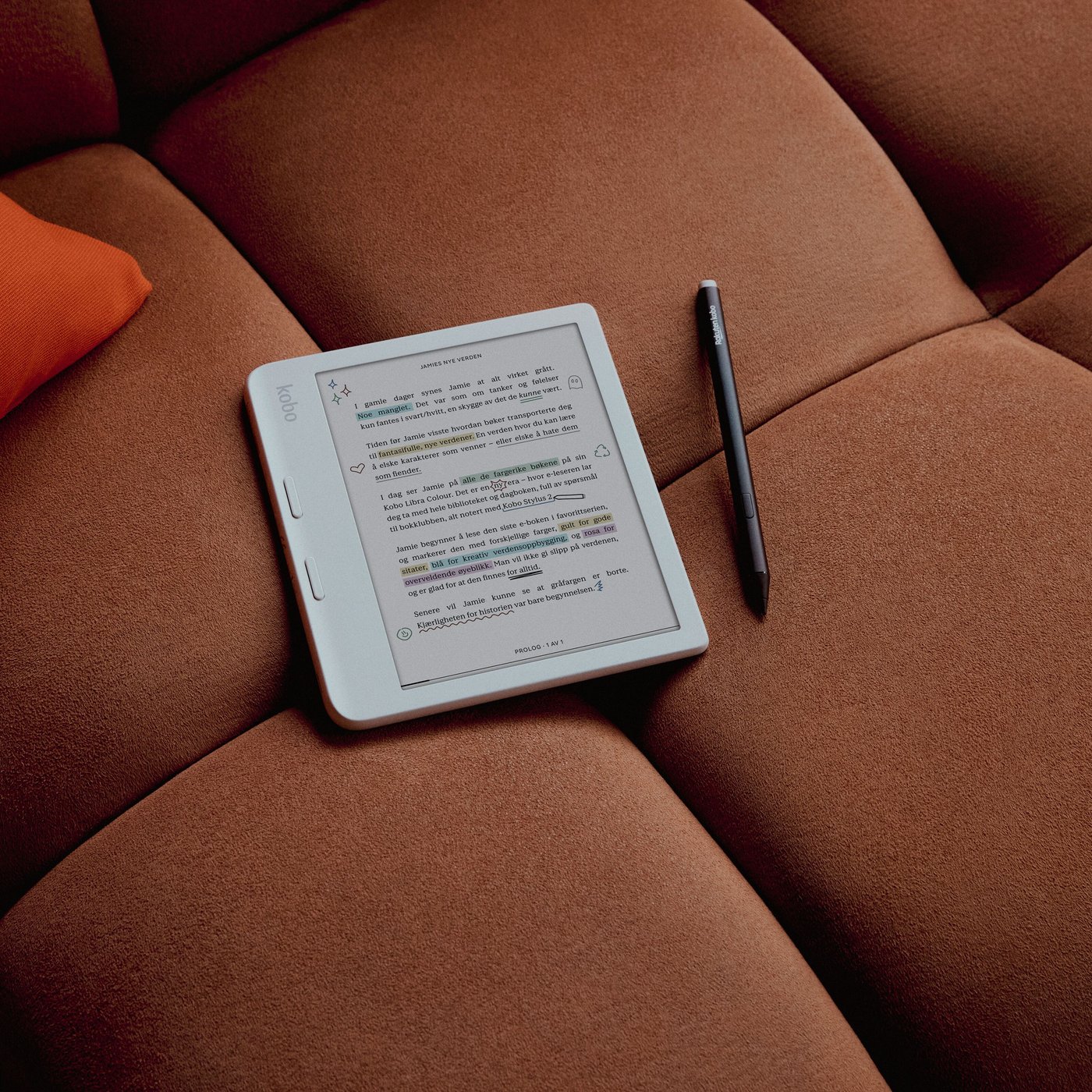 Kobo Libra Colour läsplatta 7" Vit