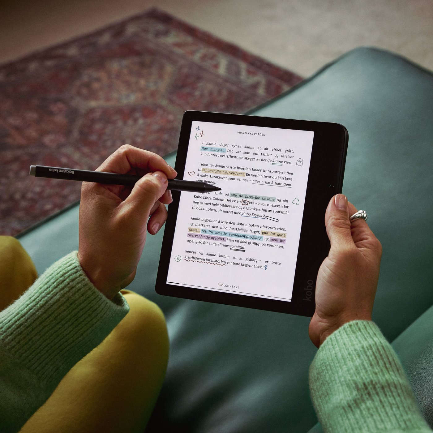 Kobo Libra Colour läsplatta 7" Vit