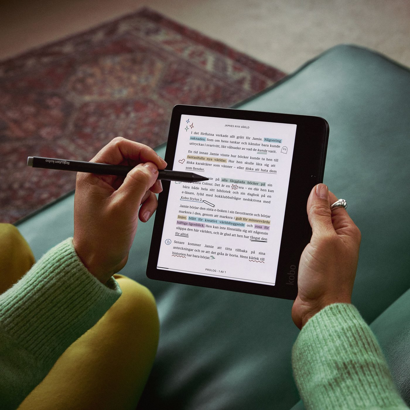 Kobo Libra Colour läsplatta 7" Vit