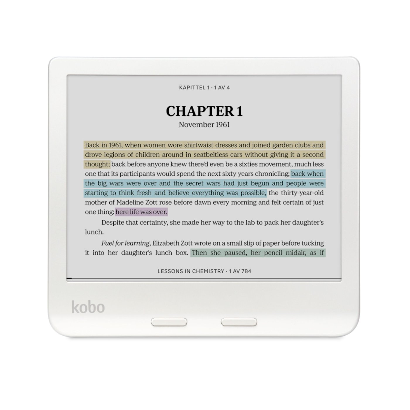 Kobo Libra Colour läsplatta 7" Vit