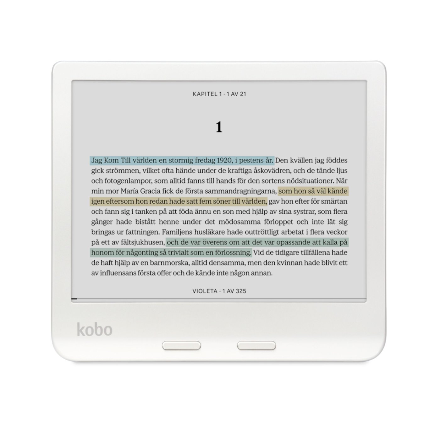 Kobo Libra Colour läsplatta 7" Vit
