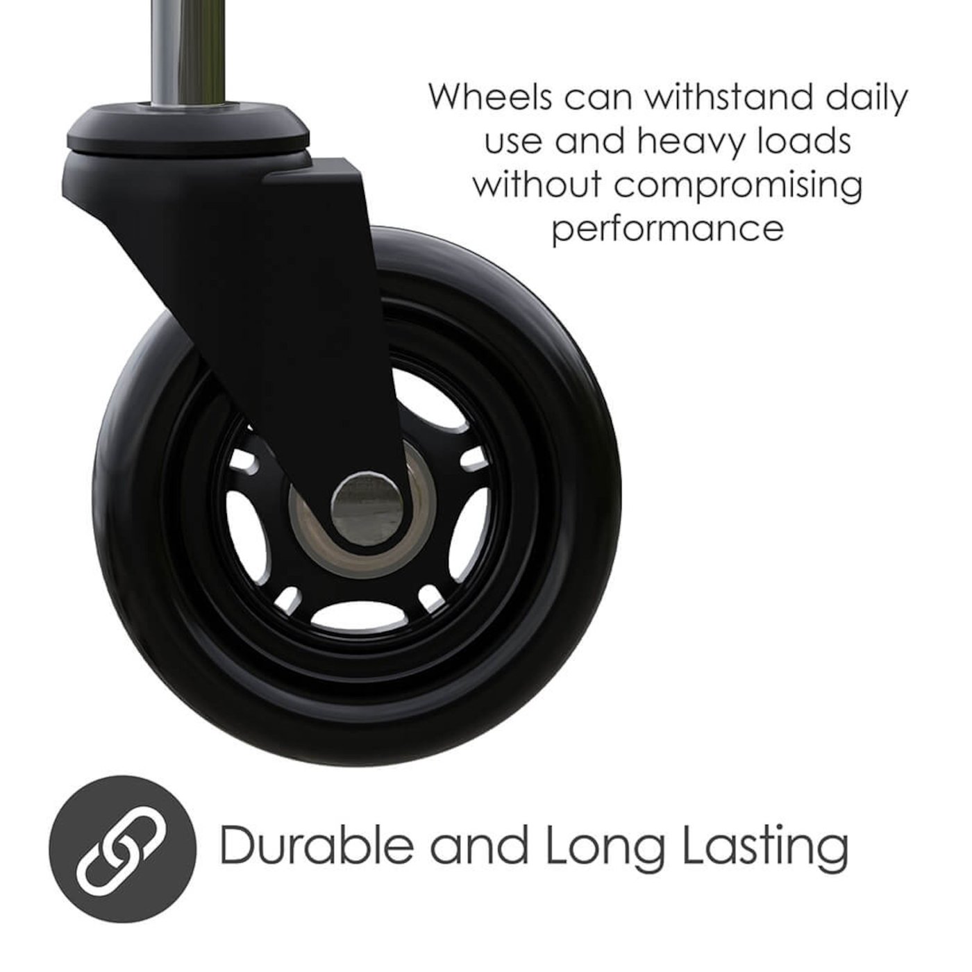 Desire2 Gummihjul för kontorsstolar 5-pack 22 mm