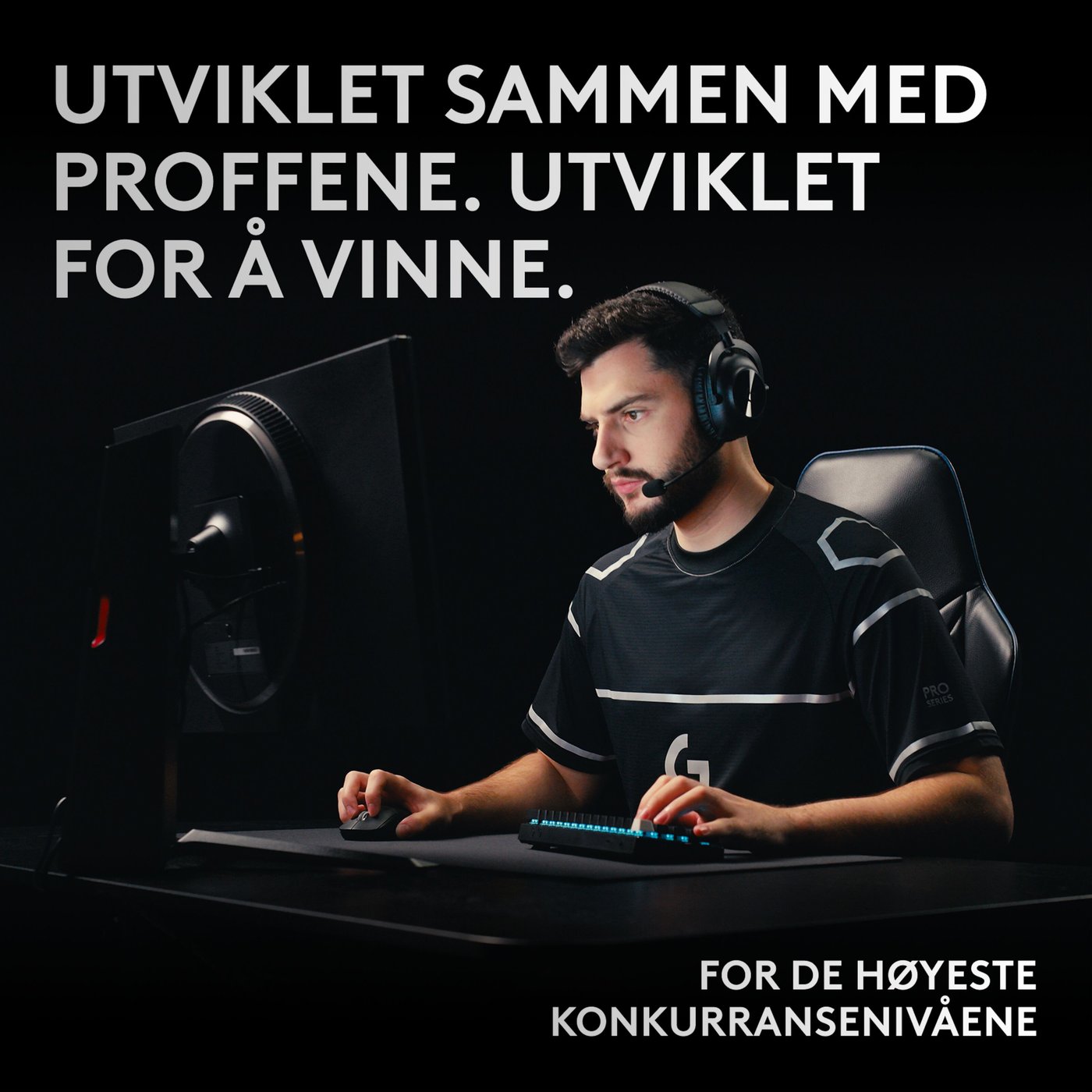 Logitech G PRO X 60 Lightspeed Trådløst gamingtastatur Linear Black