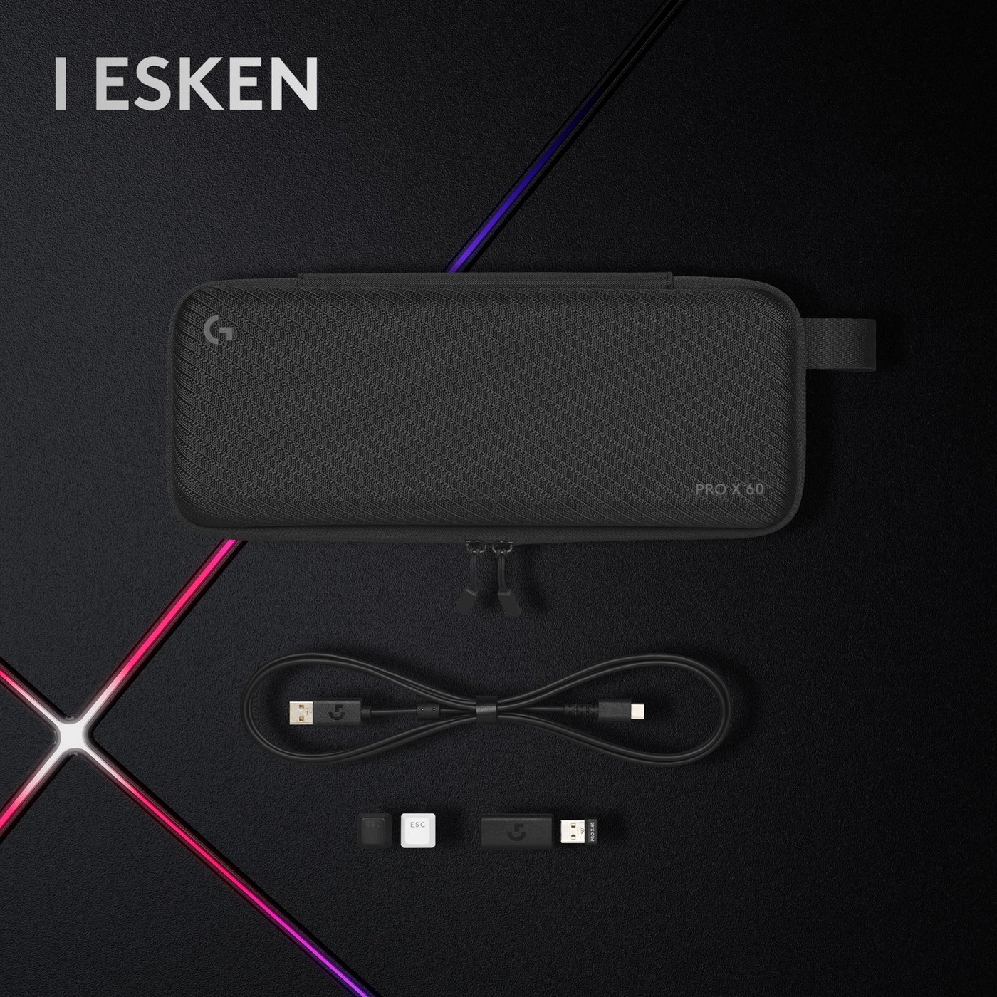 Logitech G PRO X 60 Lightspeed Trådløst gamingtastatur Linear Black