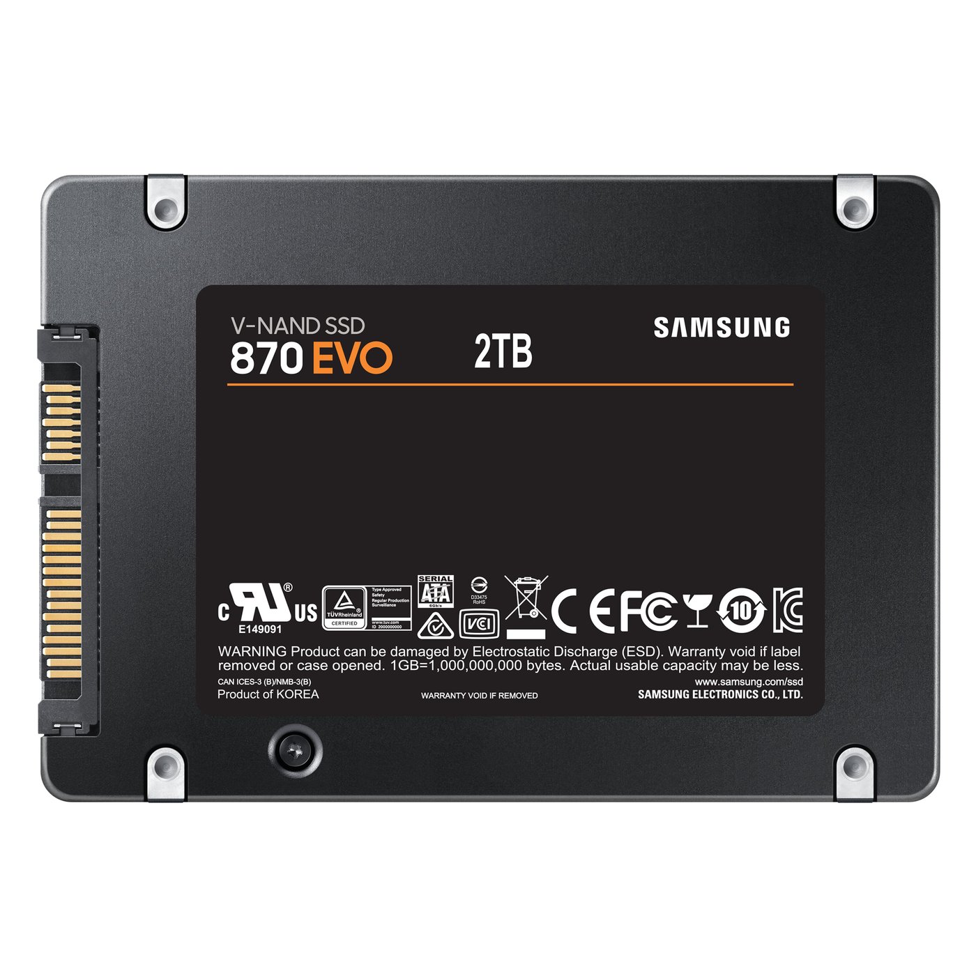 Samsung 870 EVO SSD-disk 2 TB