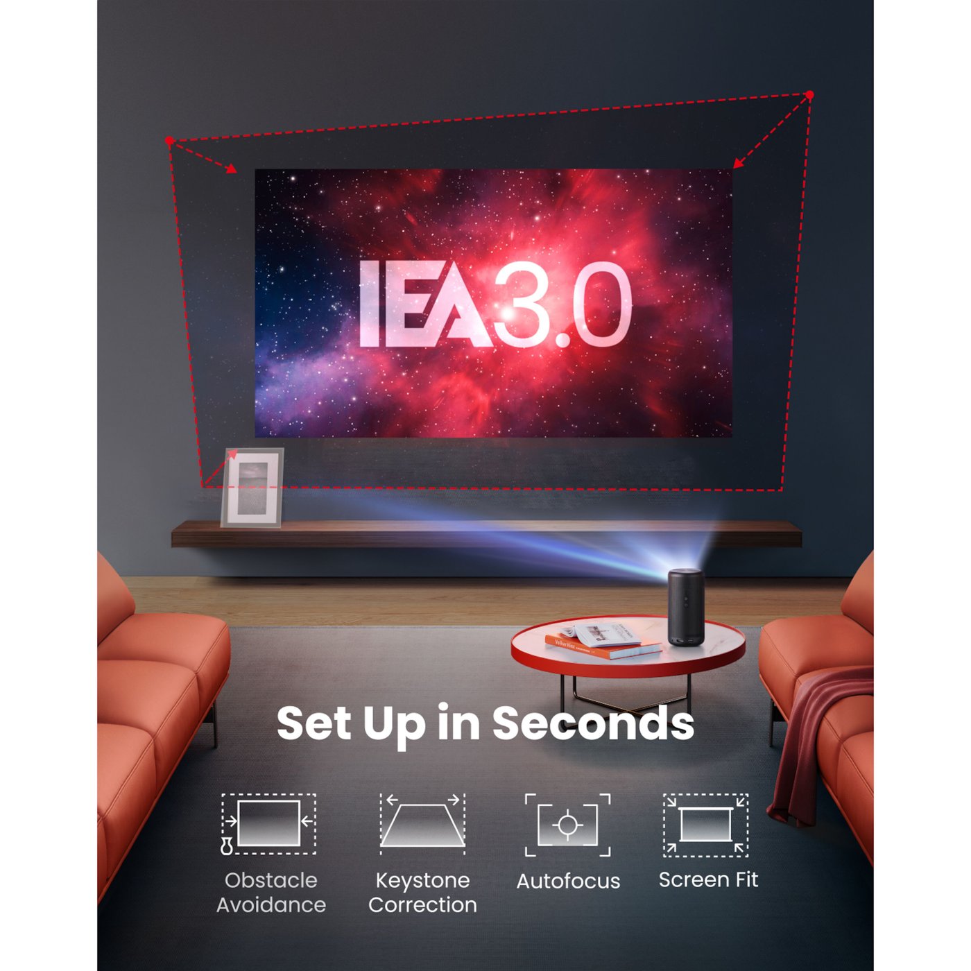 Nebula Capsule 3 Bærbar Full HD-miniprojektor