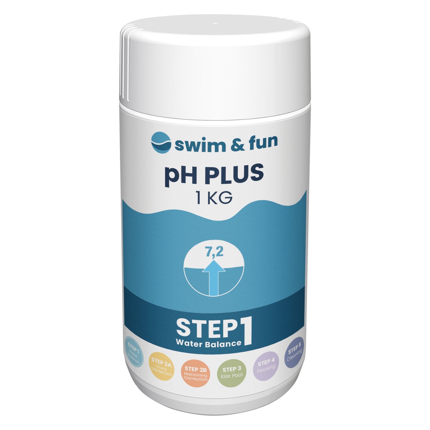 Swim & Fun PH-Plus Granulat for PH-verdi 1 kg