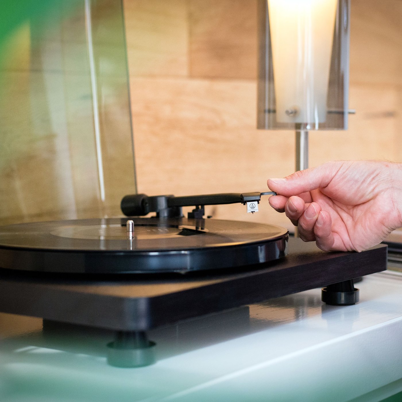 Lenco L-30BK skivspelare med USB-port