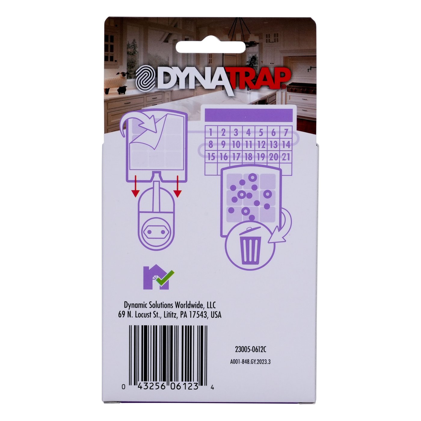 Dynatrap StickyTech-ark till bananflugefälla 6-pack