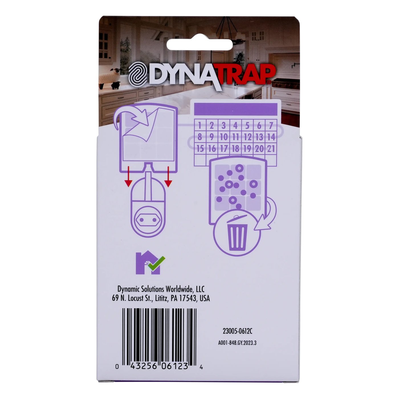 Dynatrap StickyTech-ark till bananflugefälla 6-pack