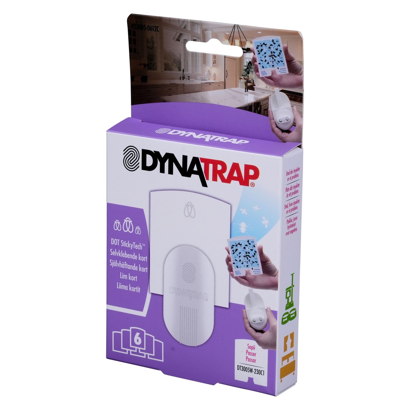 Dynatrap StickyTech-ark till bananflugefälla 6-pack