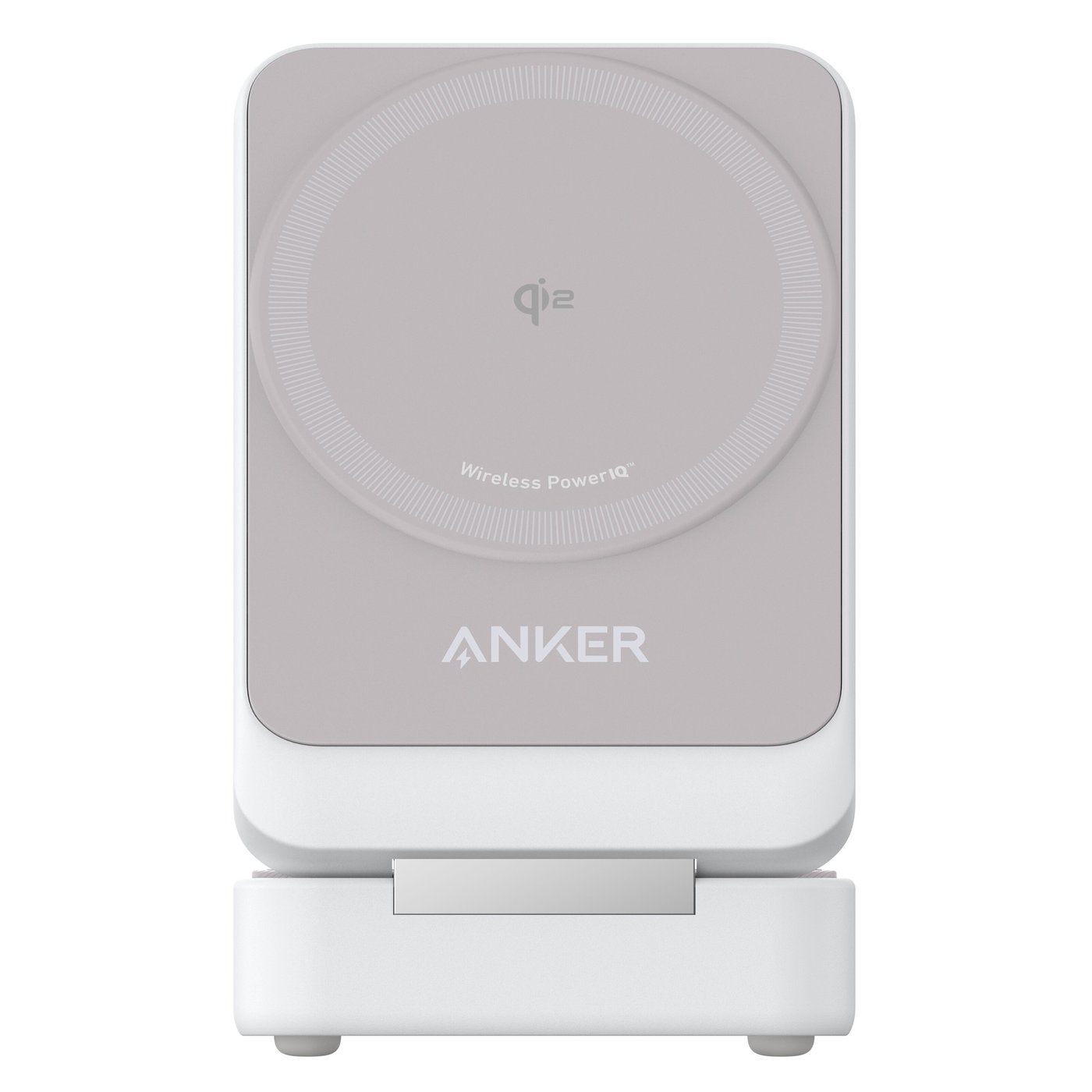 Anker MagGo Trådlös och vikbar 3-i-1-laddstation Vit