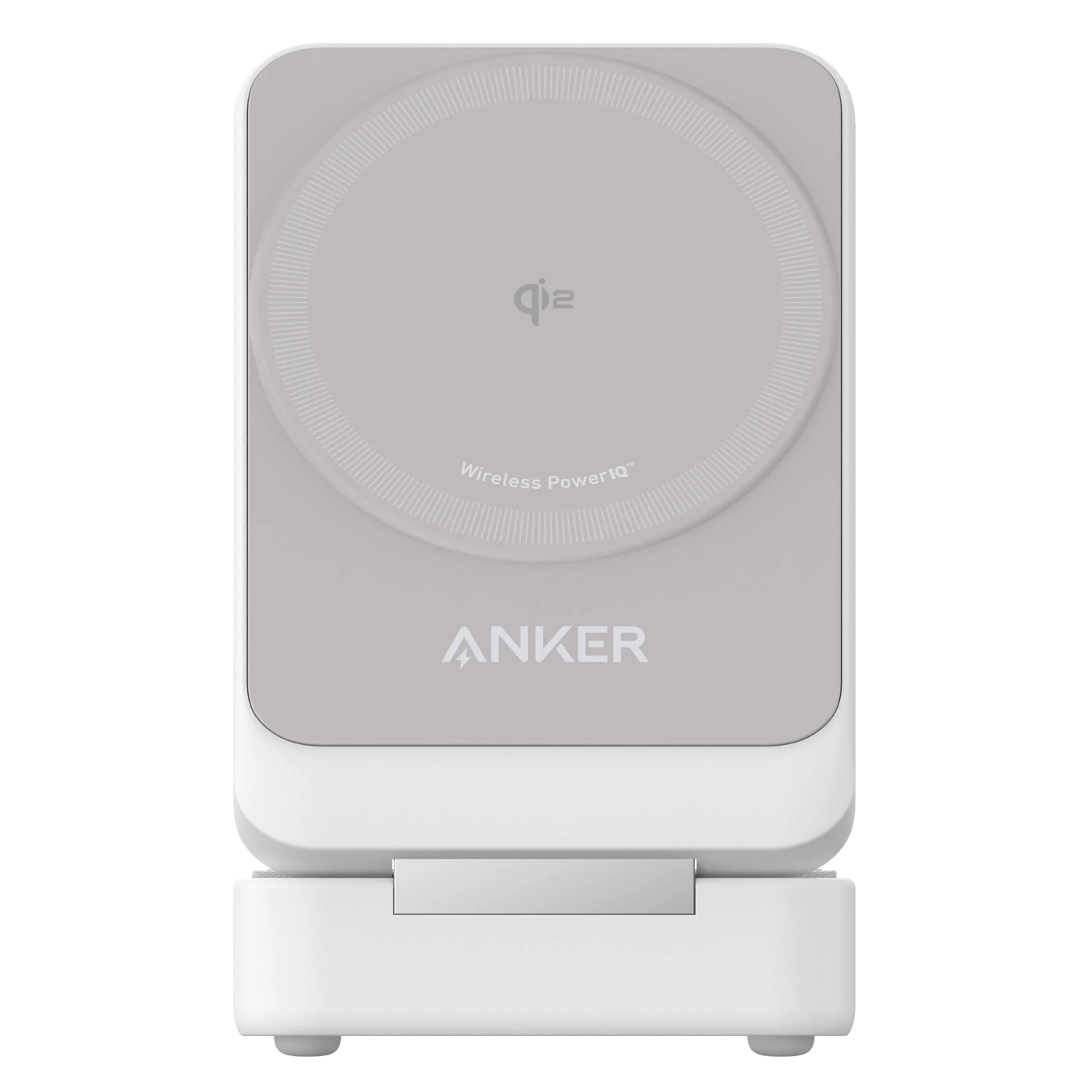 Anker MagGo Trådløs og sammenleggbar 3-i-1-ladestasjon Hvit