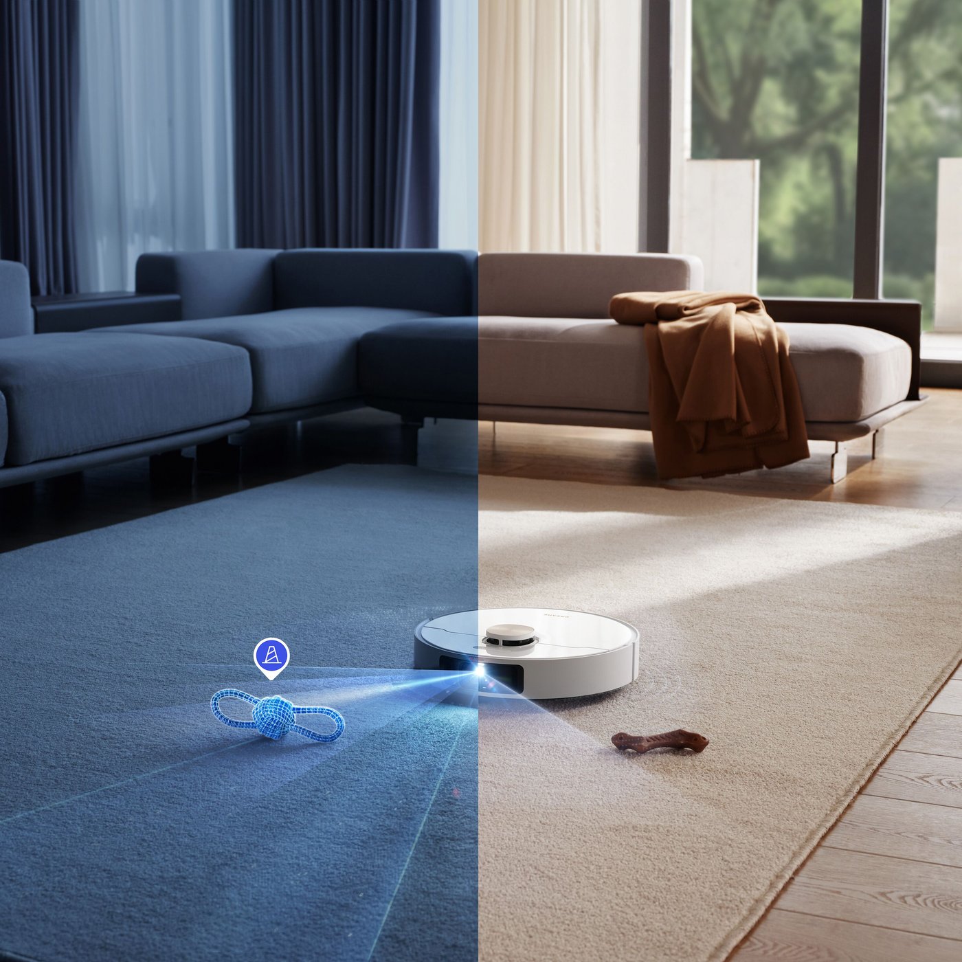 Dreame X40 Ultra Helautomatisk robotstøvsuger