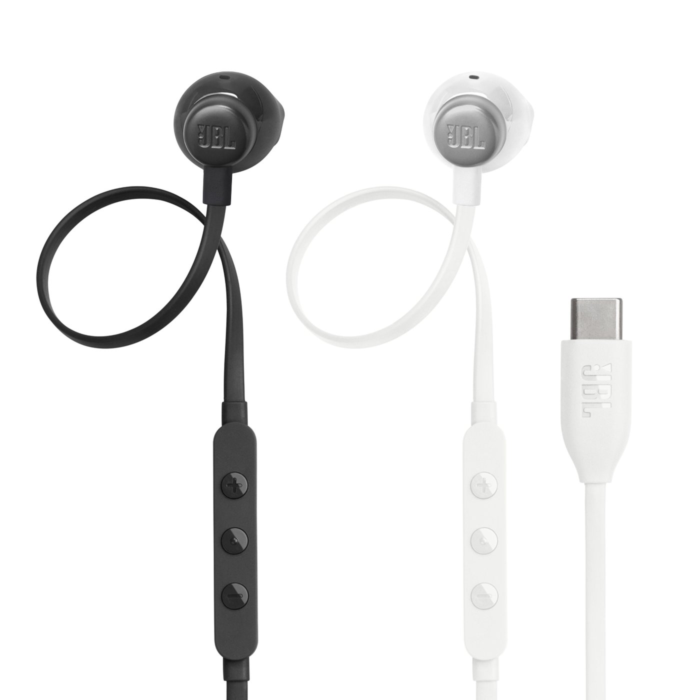 JBL Tune 305C USB-C-hodetelefoner med ledning Svart