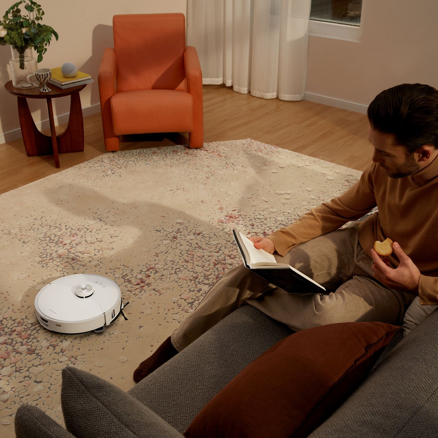 Roborock S8 MaxV Ultra Helautomatisk robotstøvsuger Hvit