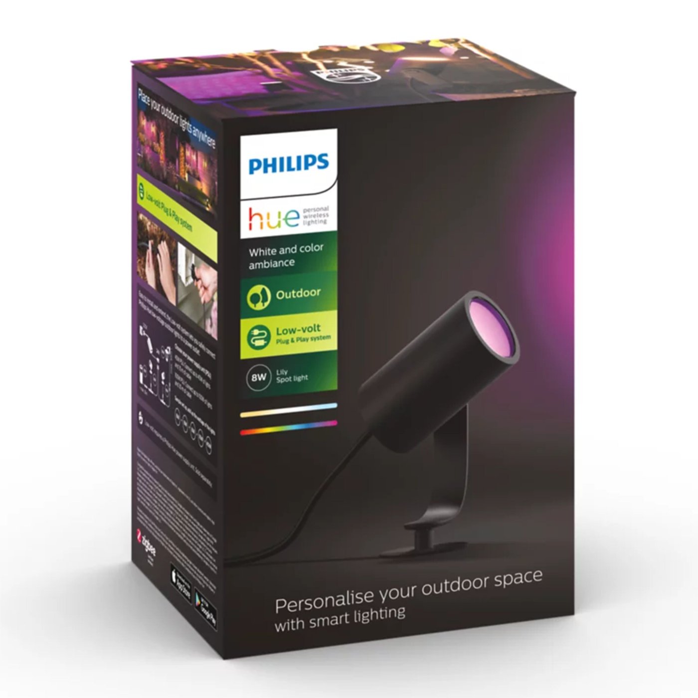 Philips Hue Lily Spotlight for utendørsbruk