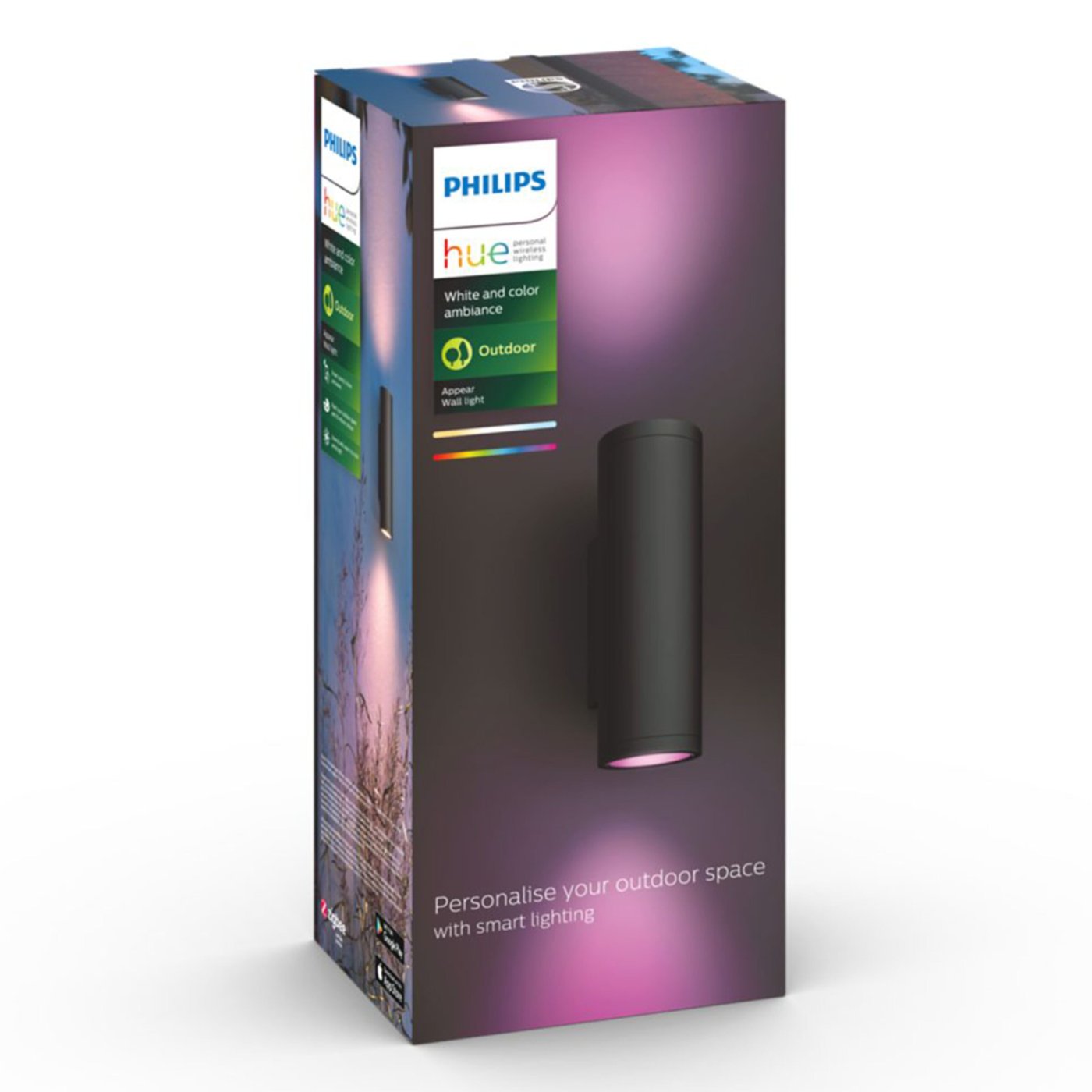 Philips Hue Appear Fasadelampe utendørs