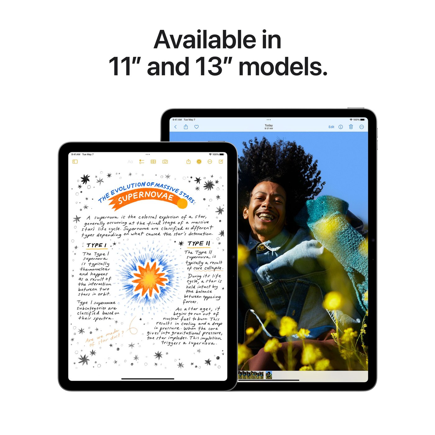 Apple iPad Air (2024) 11" 128 GB Wifi Stjärnglans