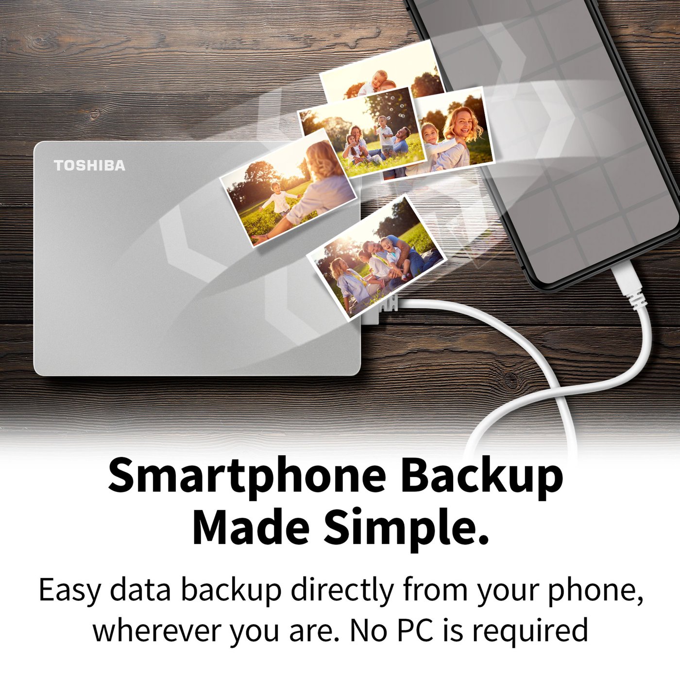 Toshiba Canvio Flex Silver 1 TB