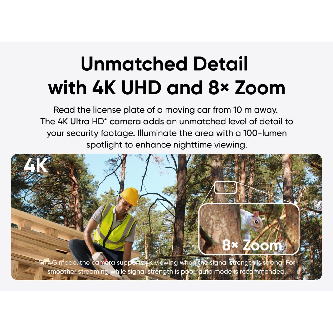 Eufy 4G LTE Solcelledrevet overvåkingskamera S330