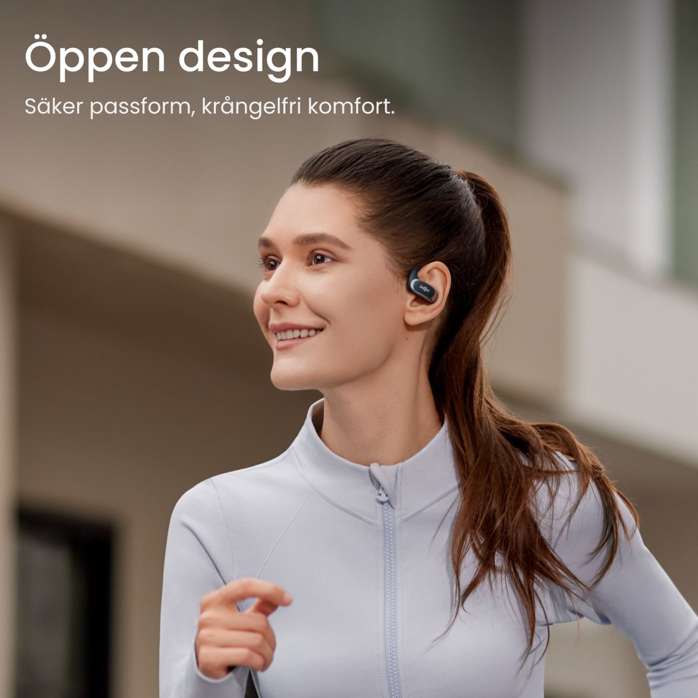 Shokz OpenFit Air Trådlösa hörlurar Svart