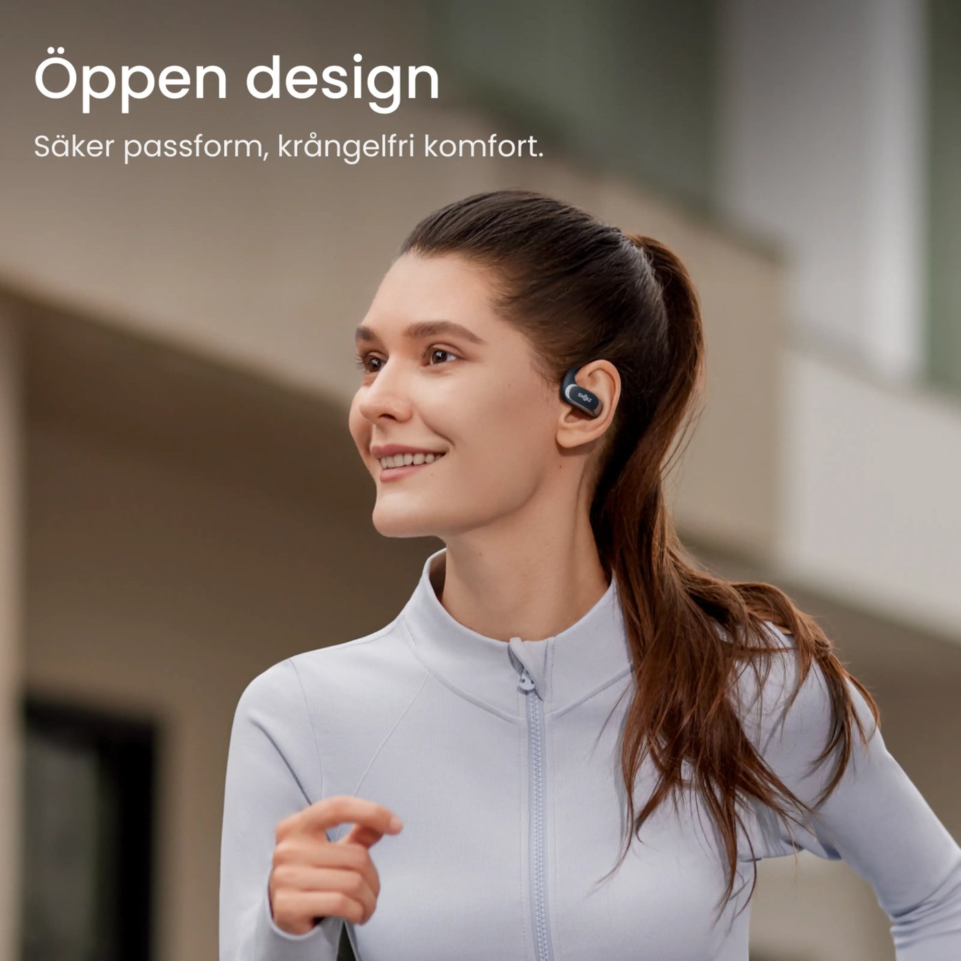 Shokz OpenFit Air Trådlösa hörlurar Svart