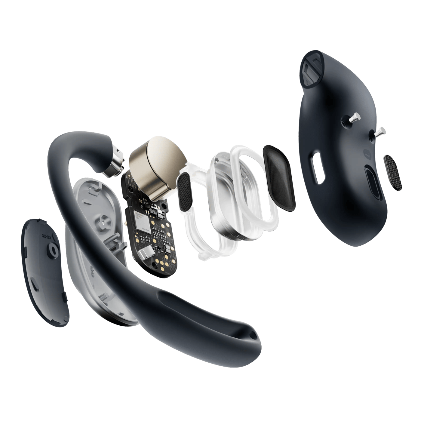 Shokz OpenFit Air Trådlösa hörlurar Svart