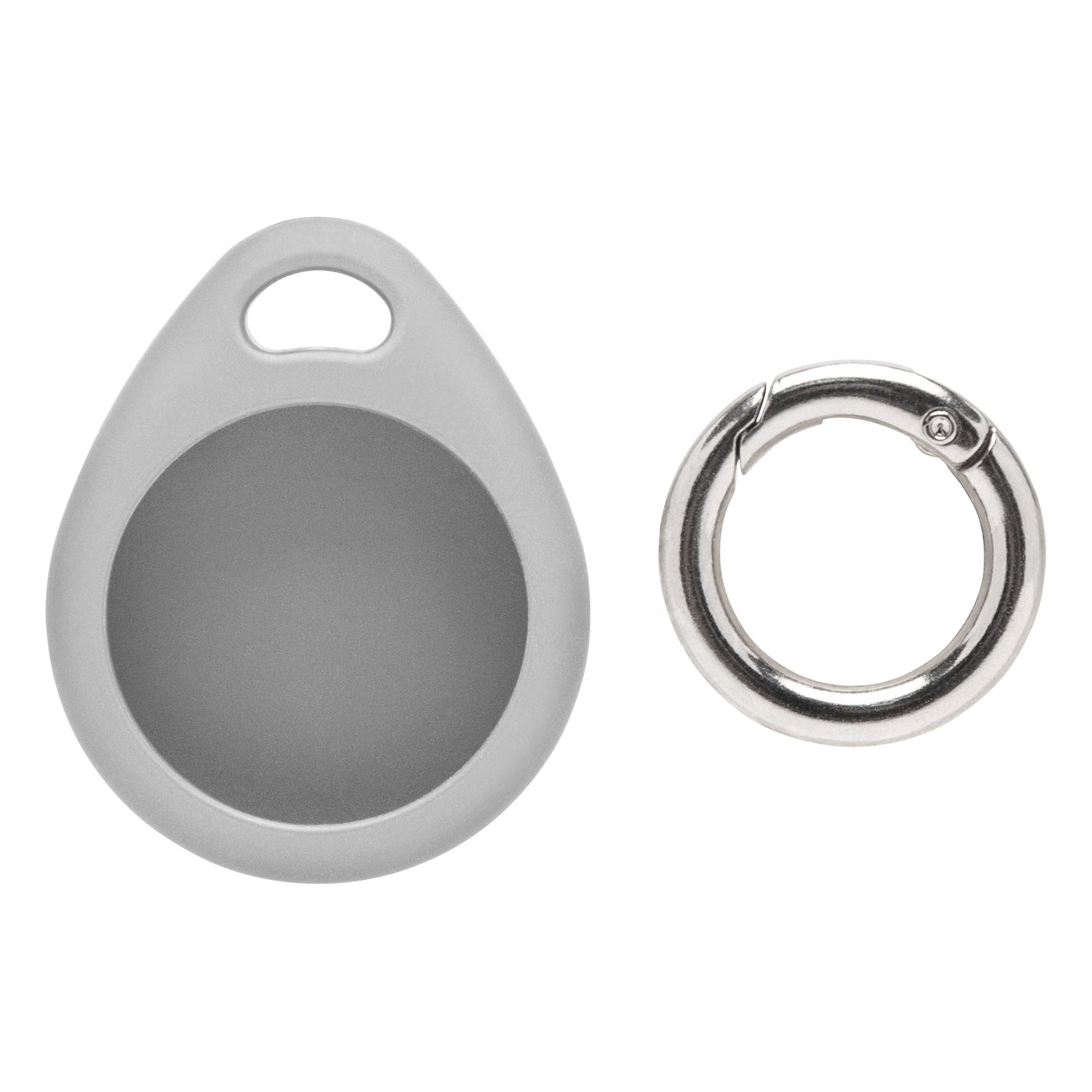 Linocell AirTag Nyckelring Grå
