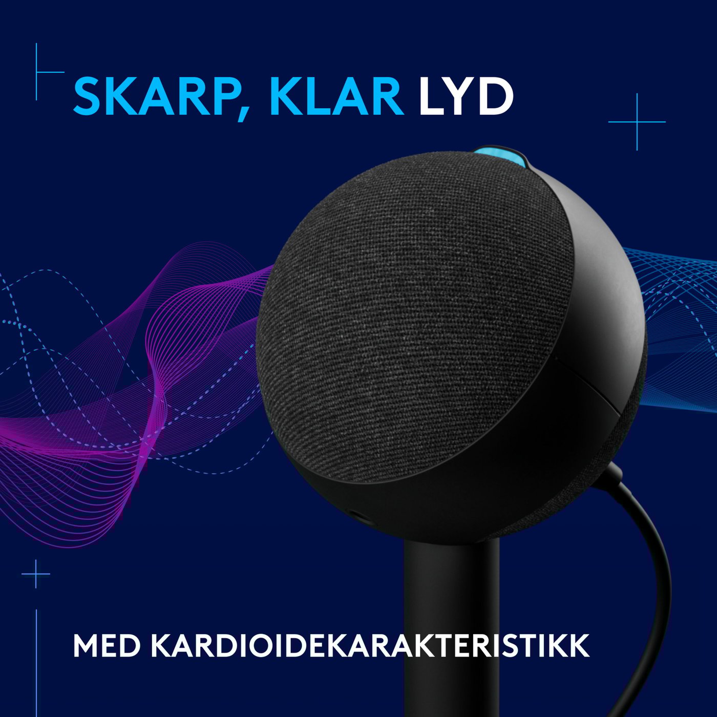 Logitech G Yeti Orb Svart