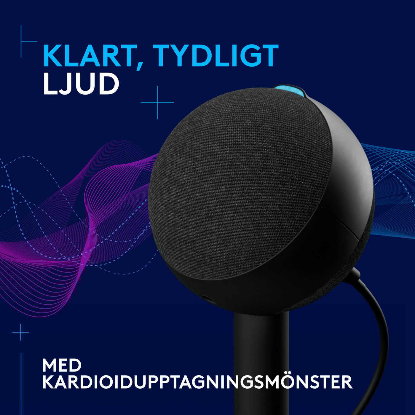 Logitech G Yeti Orb Svart