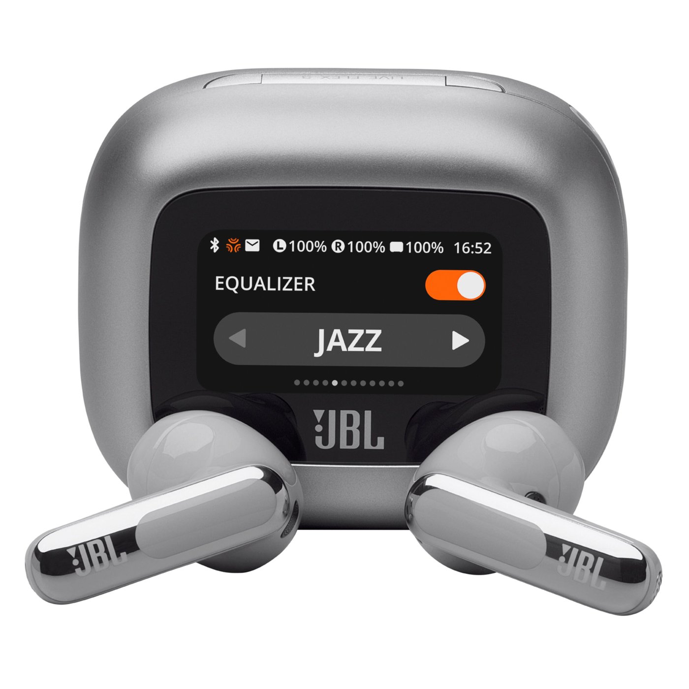 JBL Live Flex 3 Trådlösa hörlurar Silverfärgad