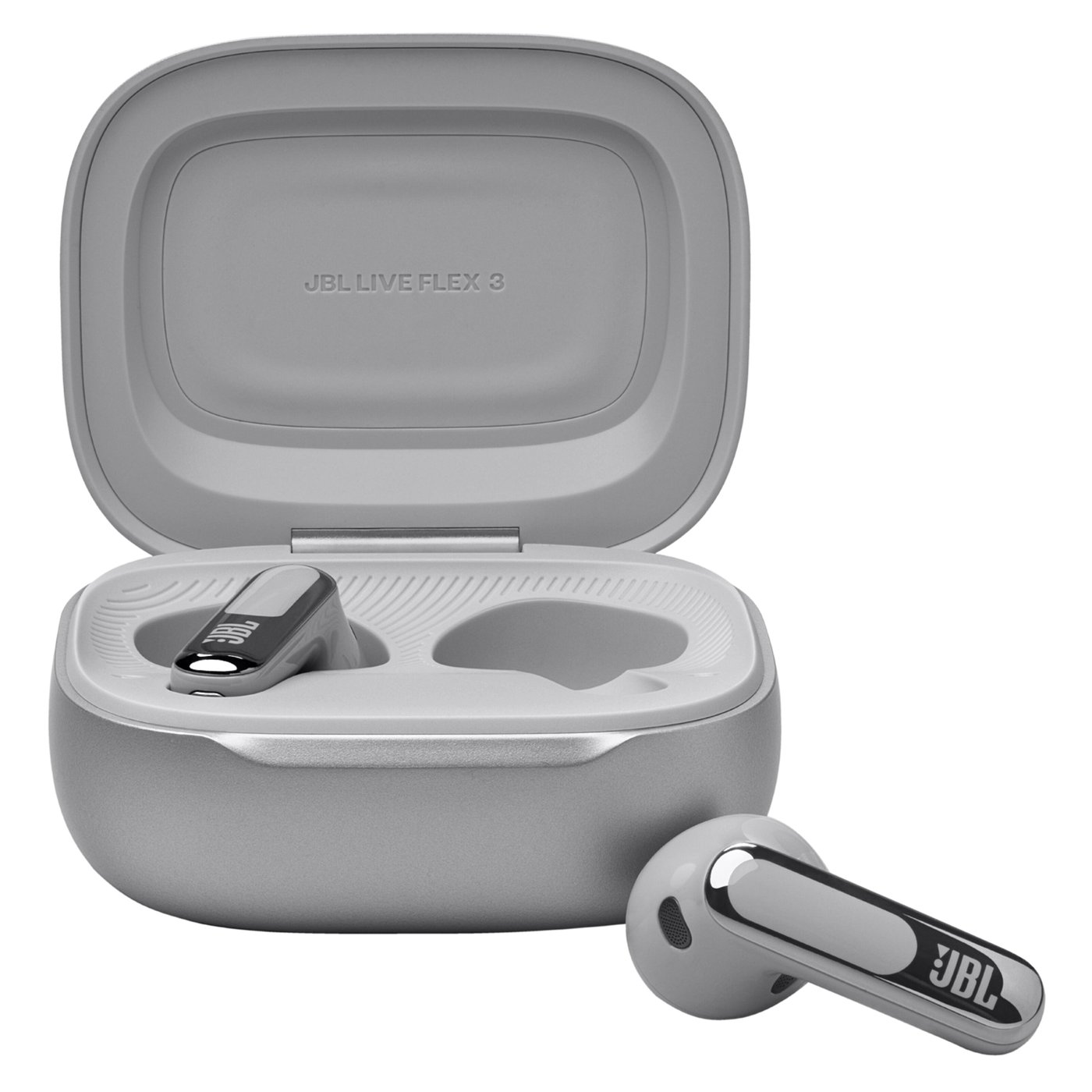 JBL Live Flex 3 Trådlösa hörlurar Silverfärgad