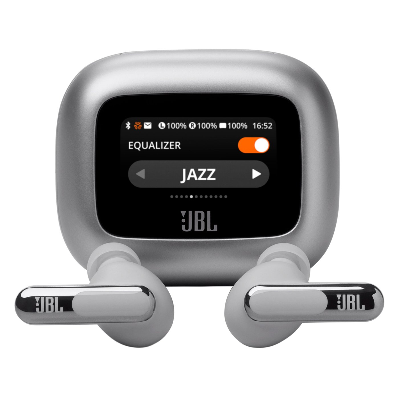 JBL Live Beam 3 Trådlösa hörlurar Silverfärgad