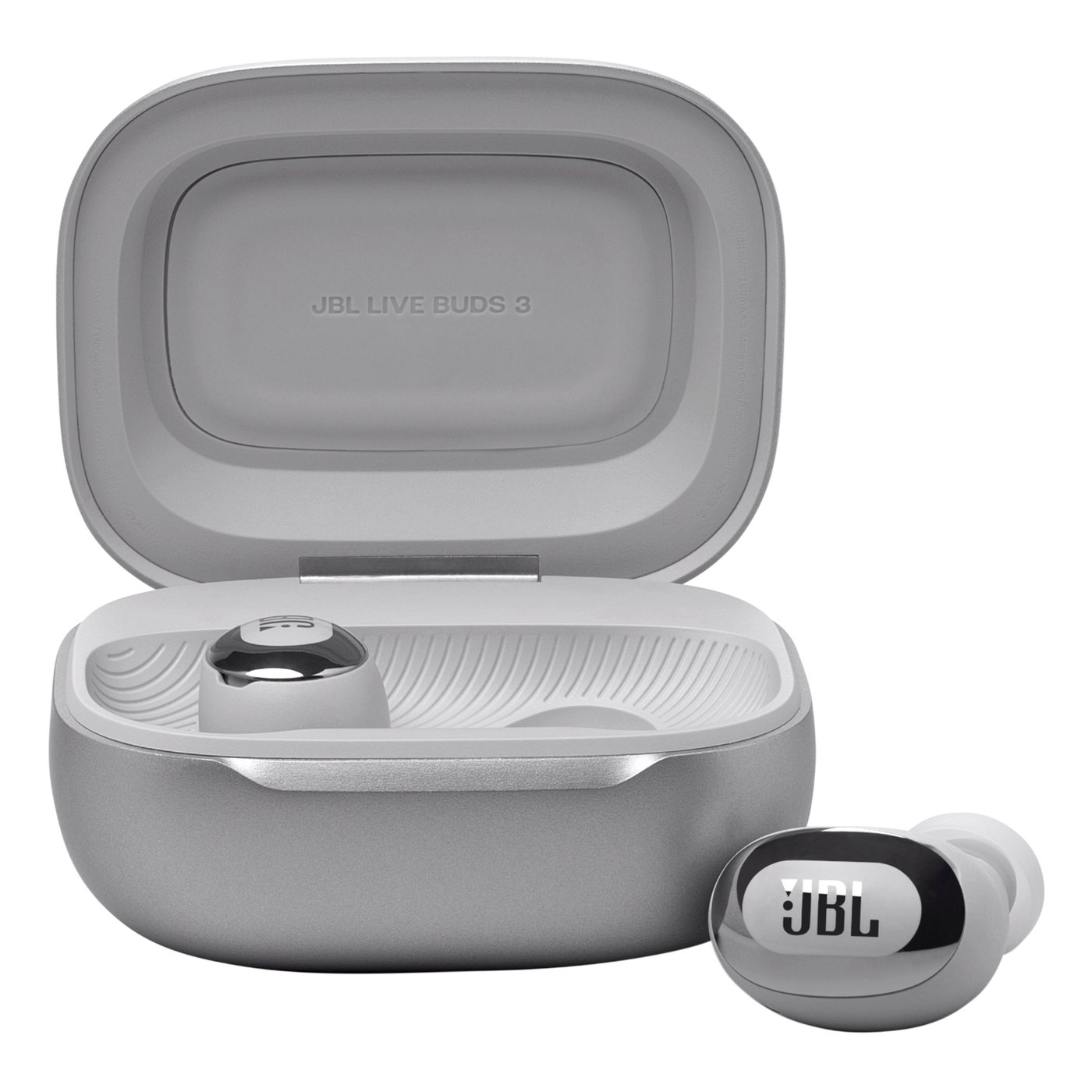 JBL Live Buds 3 Trådløse hodetelefoner Sølvfarget