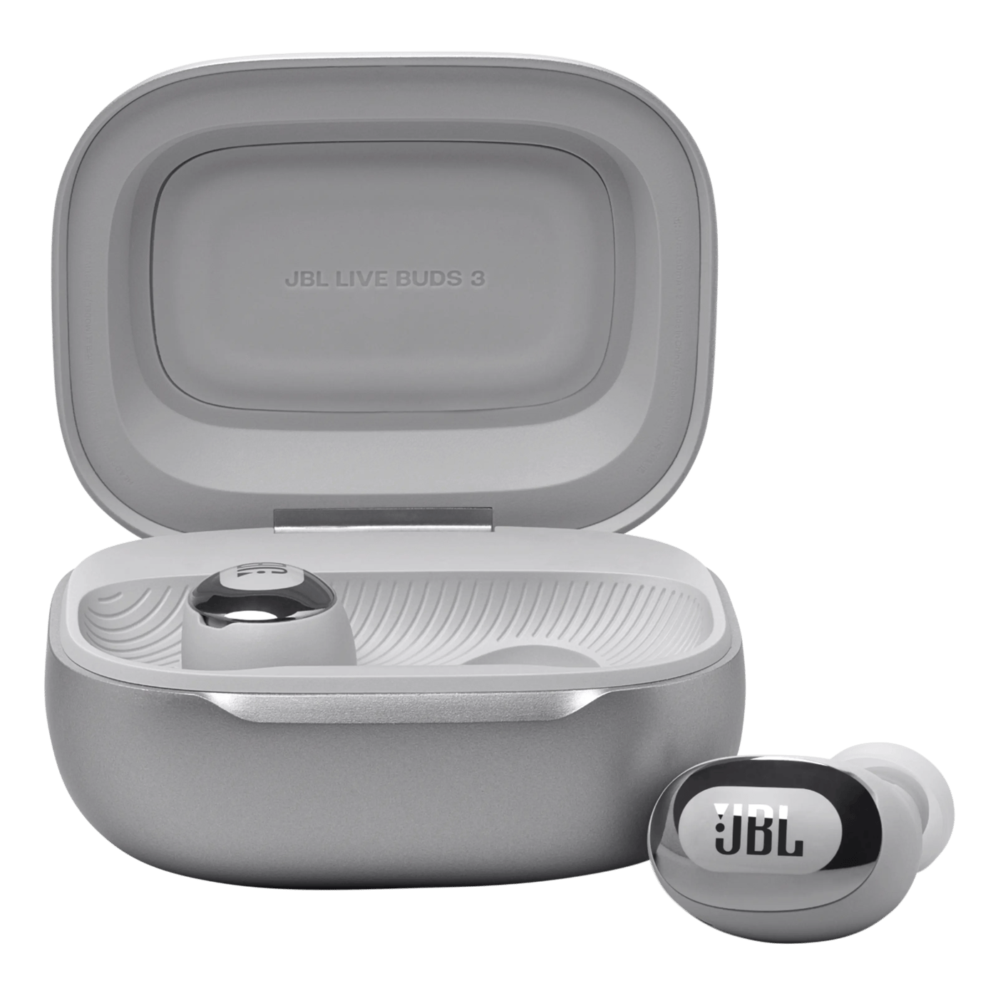 JBL Live Buds 3 Trådløse hodetelefoner Sølvfarget