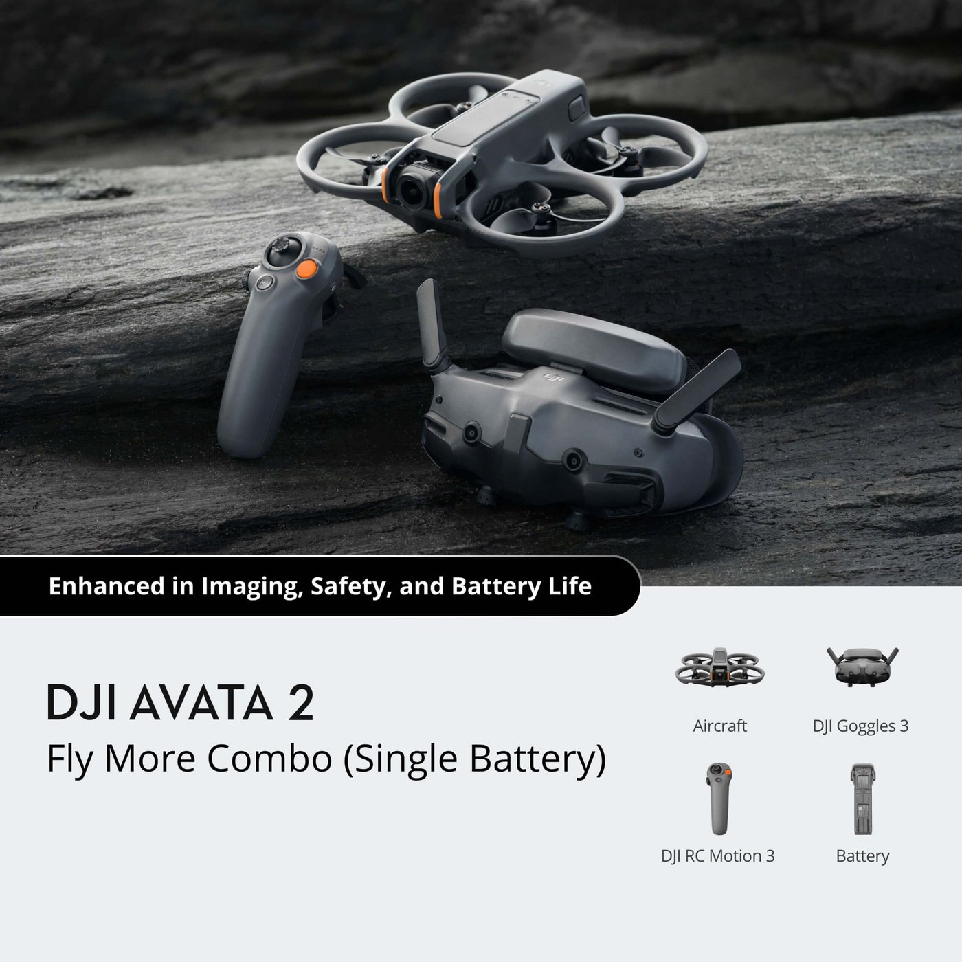 DJI Avata 2 Fly More Combo (ett batteri)