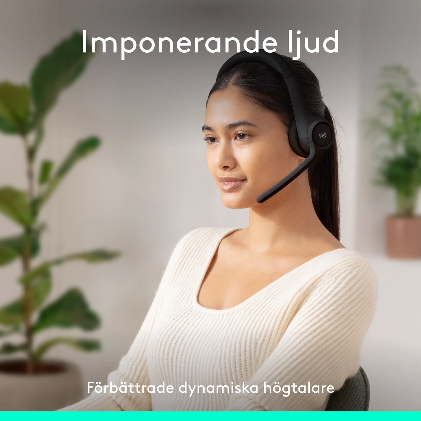 Logitech Zone 300 Trådlöst headset Graphite
