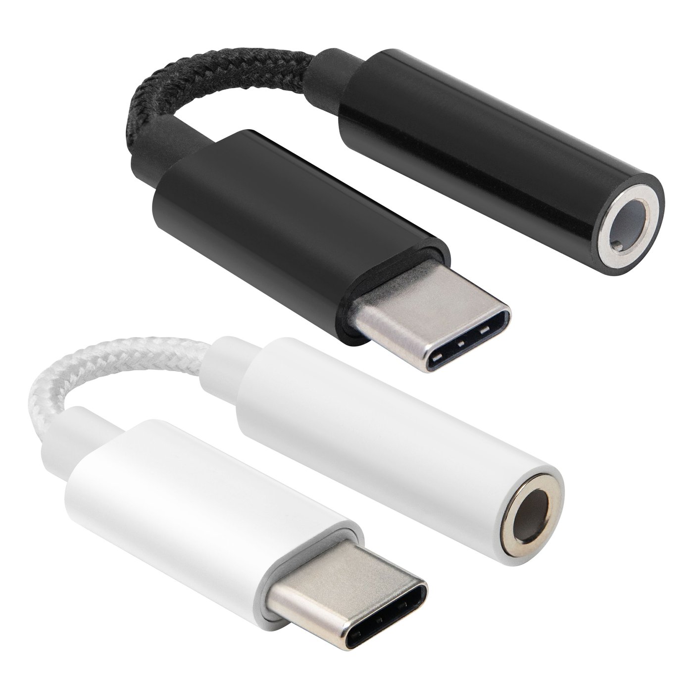 Linocell USB-C till 3,5 mm Vit