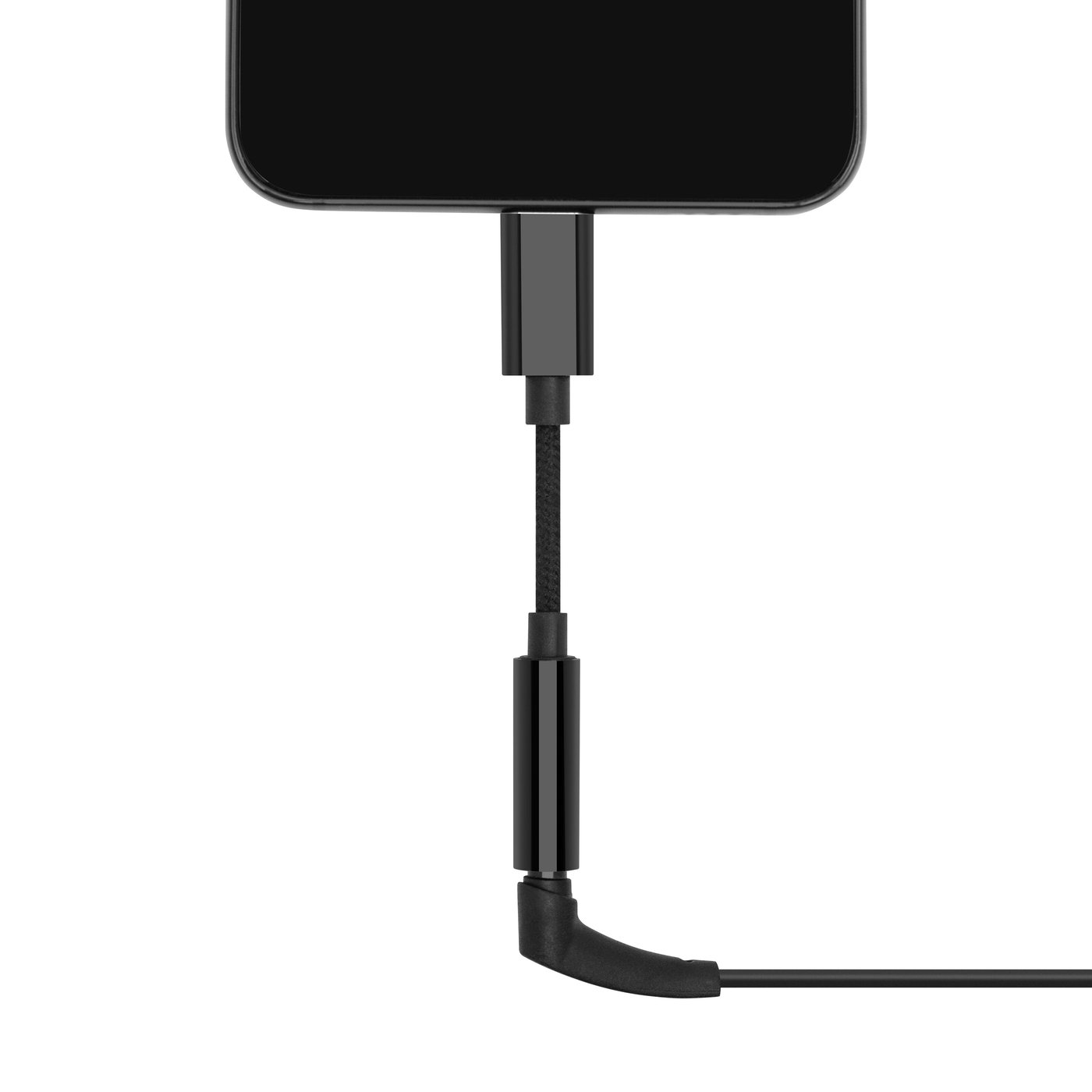 Linocell USB-C till 3,5 mm Svart