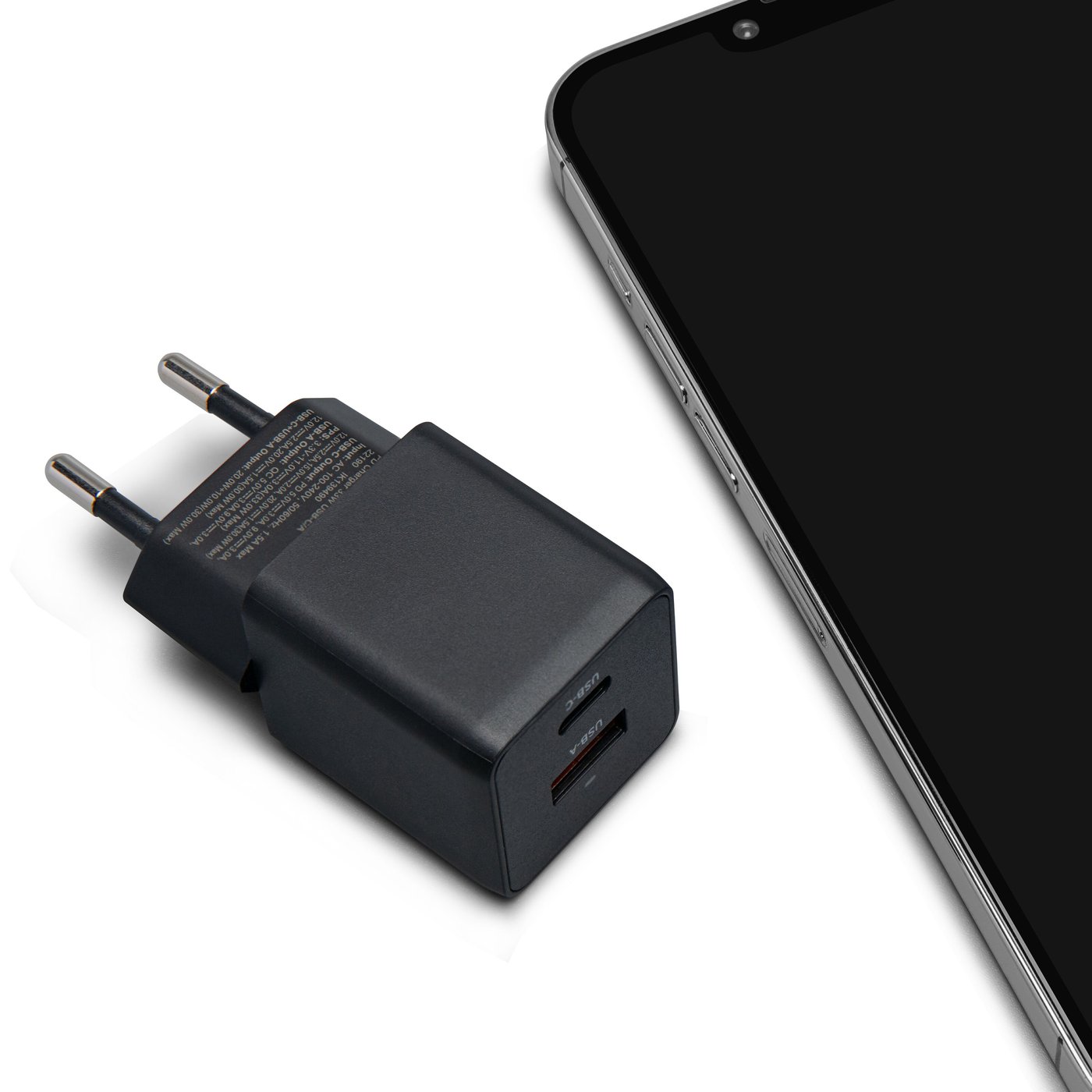 Linocell GaN multilader 33 W PD Svart