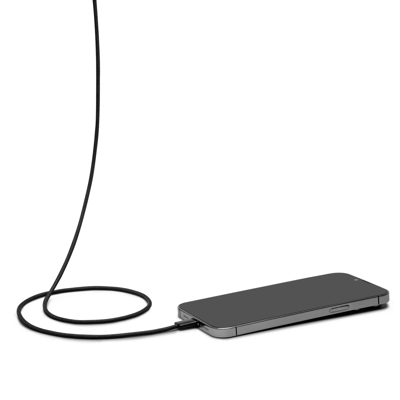 Linocell Flätad USB-C- till USB-C-kabel 60W Svart 0,5 m